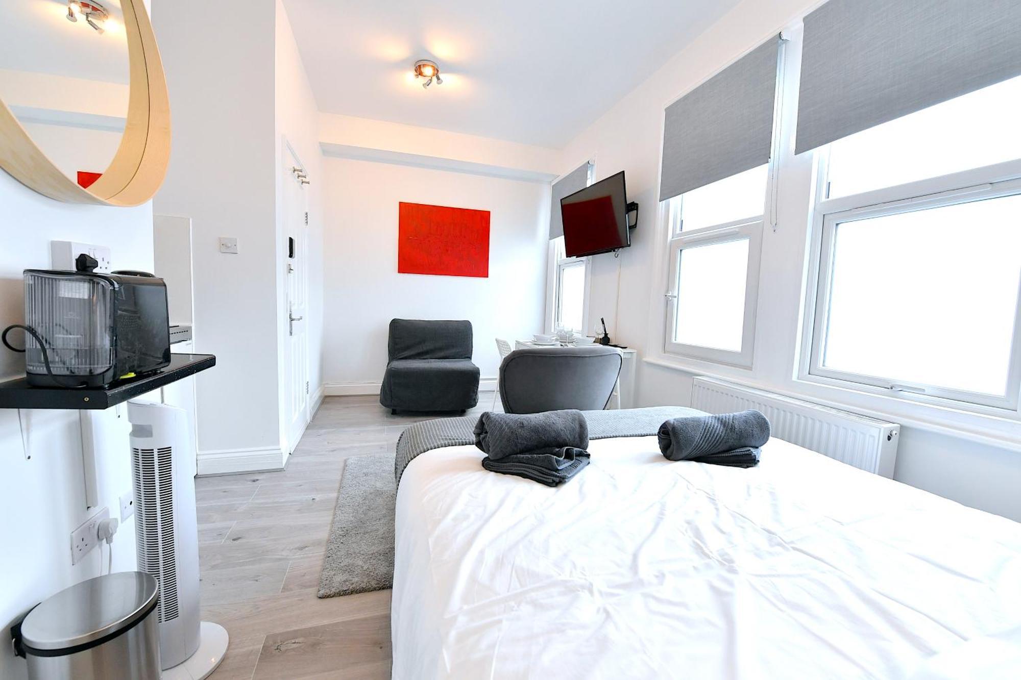 Central London Luxury Studios Fulham Close To Underground Newly Refurbished Eksteriør bilde